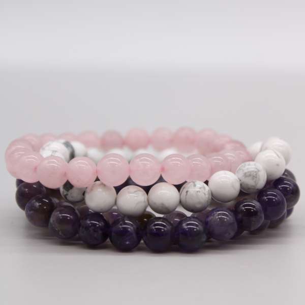 bracciale quarzo rosa